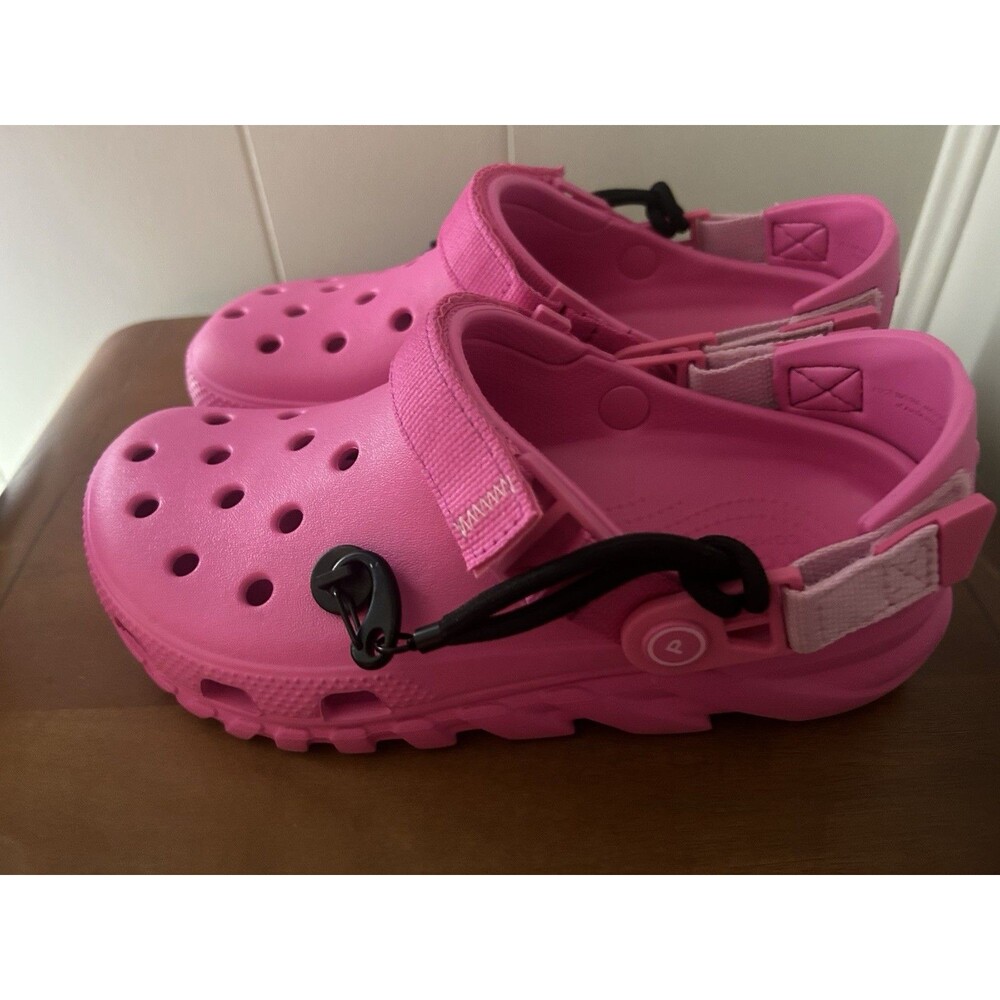Post Malone x Crocs Duet Max Clog II Pink W8 M6 Limited Edition EUC